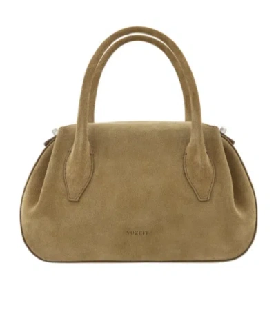 Yuzefi Mini Oyster Duffle Suede Handbag In No
