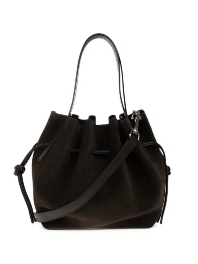 Yuzefi Mini Scallop Bucket Bag In Yellow