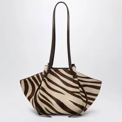 Yuzefi Mochi Bag In Savanna Pony Hair Leather In Multi
