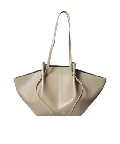 Yuzefi Mochi Large Shoulder Bag In Brown