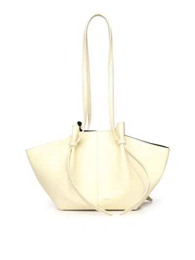 Yuzefi Mochi Leather Bag In White