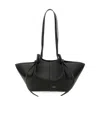 Yuzefi Mochi Leather Tote Bag In Black