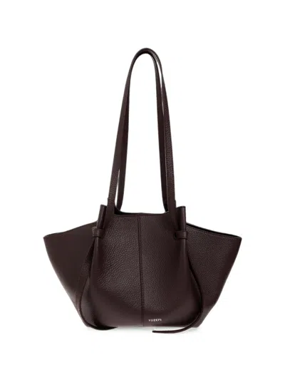 Yuzefi Mochi Leather Tote Bag In Pink