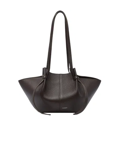 Yuzefi Mochi Logo Printed Shoulder Bag In Black