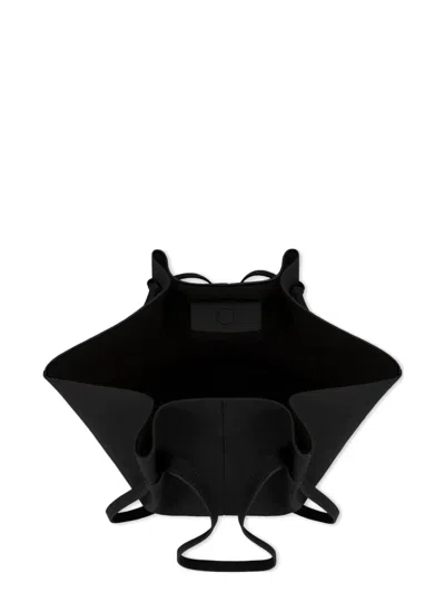 Yuzefi Mochi Pebbled Shoulder Bag In Black