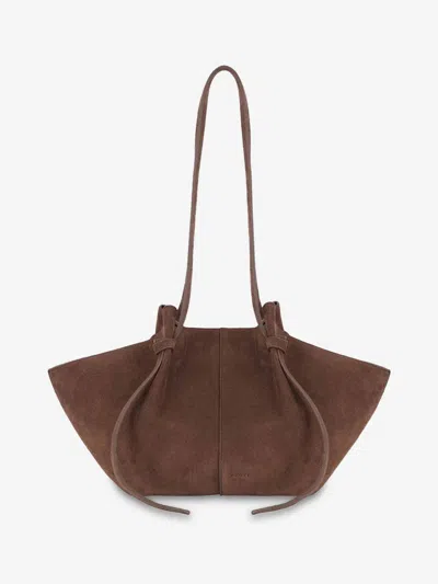 Yuzefi Mochi Suede Bag In Brown