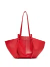 Yuzefi Mochi Textured-leather Tote Bag In Red