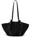 Yuzefi Mochi Leather Tote Bag In Black