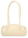 Yuzefi Shoulder Bag Long Handles Rectangular Design In Nude