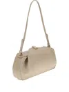 Yuzefi Oyster Embossed-leather Clutch Bag In Neutral