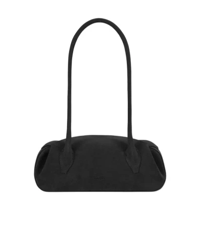 Yuzefi Oyster Mini Shoulder Bag In Black