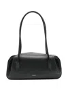 Yuzefi Oyster Shoulder Bag In Black