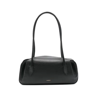 Yuzefi Oyster Shoulder Bag In Black