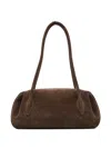 Yuzefi Oyster Shoulder Bag In Brown