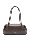 Yuzefi Oyster Shoulder Bag In Brown