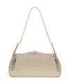 Yuzefi Oyster Shoulder Bag In Brown