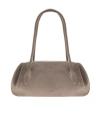 Yuzefi Oyster Shoulder Bag In Gray