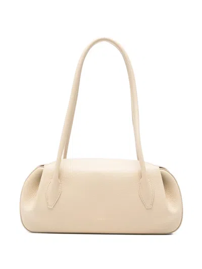 Yuzefi Oyster Shoulder Bag In Neutral