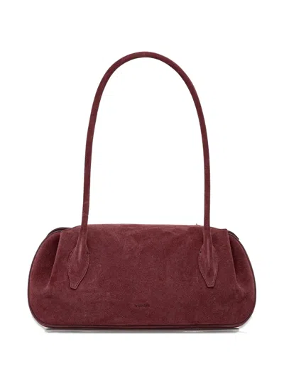 Yuzefi Oyster Shoulder Bag In Purple