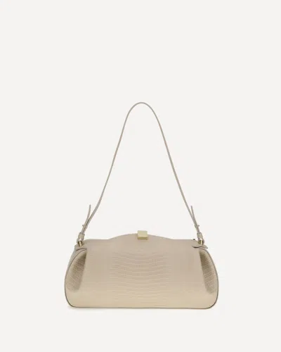 Yuzefi Oyster Shoulder Bag In White