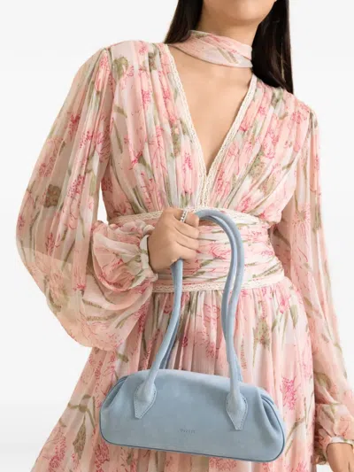 Yuzefi Oyster Tote Bag In Blue