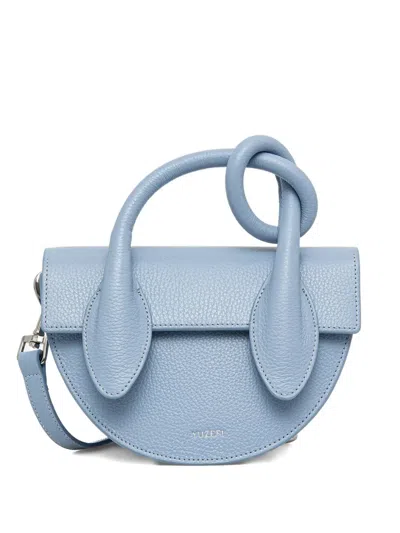 Yuzefi Pretzel Knotted Tote Bag In Blue