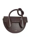 Yuzefi Pretzel Shoulder Bag In Brown