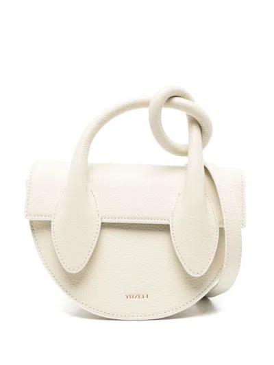 Yuzefi Pretzel Tote Bag In Neutrals