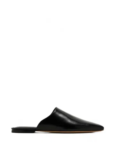 Yuzefi Sahra Square-toe Mules In Black