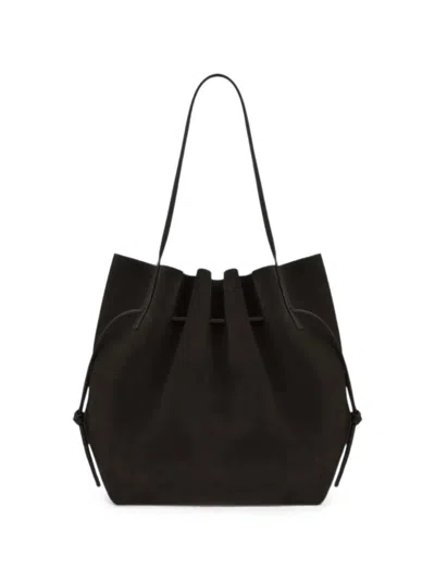 Yuzefi Scallop Tote In Brown