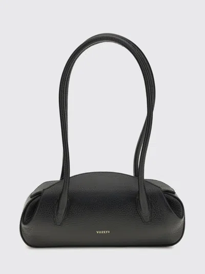 Yuzefi Oyster Mini Shoulder Bag In Black