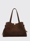 Yuzefi Double-handle Shoulder Bag In Brown