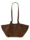 Yuzefi Brown Tote Bags In Black