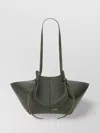 Yuzefi Structured Textured Top Handle Shoulder Bag
