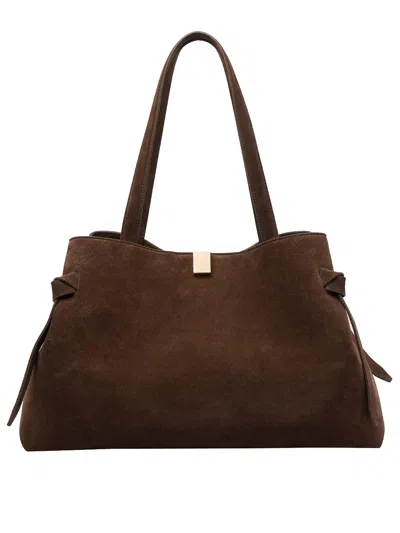 YUZEFI SUEDE GYOZA TOTE BAG