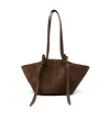 Yuzefi Suede Tote Bag In Brown