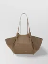 Yuzefi Textured Finish Tote Bag With Double Handles