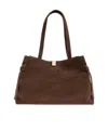 Yuzefi Tie-detail Tote Bag In Brown
