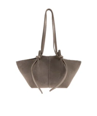 Yuzefi Top Handle Shoulder Bag In Green