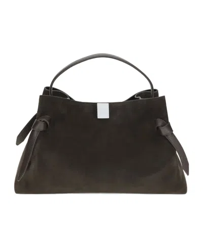 Yuzefi Top-handle Shoulder Bag In Brown