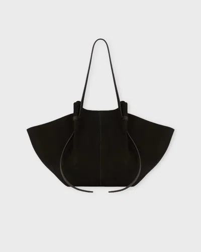 Yuzefi Bag Large Mochi Suede In Black