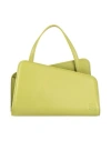 Yuzefi Woman Handbag Acid Green Size - Soft Leather In Green