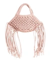 Yuzefi Woman Handbag Pastel Pink Size - Soft Leather