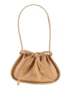 Yuzefi Woman Handbag Beige Size - Leather