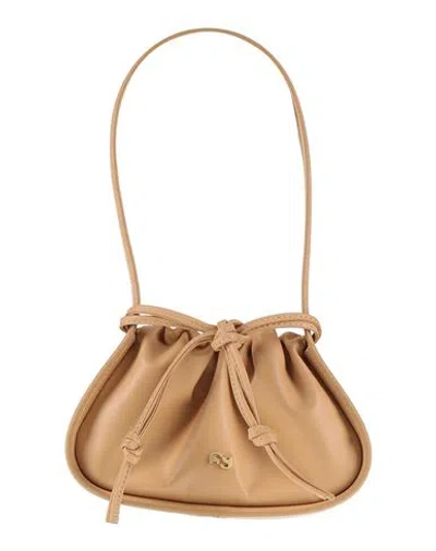 Yuzefi Woman Handbag Beige Size - Leather
