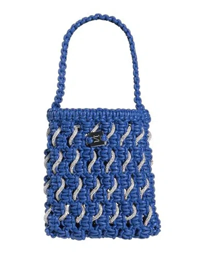 Yuzefi Woman Handbag Blue Size - Soft Leather