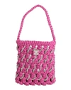Yuzefi Woman Handbag Fuchsia Size - Soft Leather In Pink