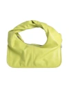 Yuzefi Woman Handbag Lime Green Size - Leather