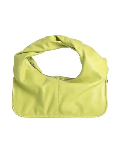 Yuzefi Woman Handbag Lime Green Size - Leather