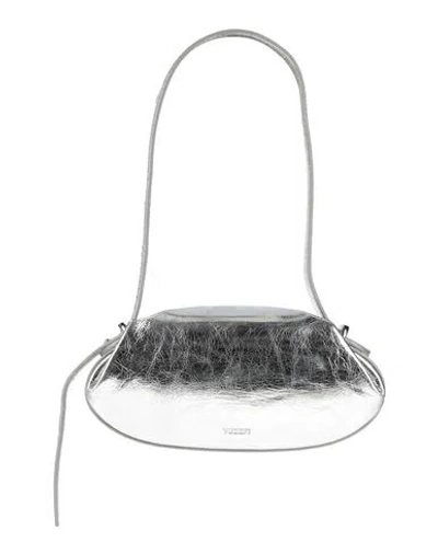 Yuzefi Woman Handbag Silver Size - Leather